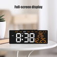 thumbnail image 4 of YIMWNYI Réveil Numérique avec Affichage LED, Date, Heure, Température et Fonction DST, Luminosité Réglable, Double Alimentation (Pile Ou Plug-In), Économe en Énergie, Design Moderne, 4 of 6