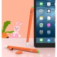 thumbnail image 2 of EIMELI For Apple Pencil Silicone Holder Sleeve for 2nd Generation Protective Skin Cover Magnetic case and Nib Cover Non-Slip Smooth Grip Cute Carrot Accessories with Pencil Tip Cover for iPad Pro, 2 of 8