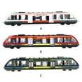 thumbnail image 3 of Train Jouet Mini Modèle de Métro Simulation Train Jouet Inertie Mini Simulation Inertie Modèle Coulissant Alliage Alliage Plastique Véhicule Jouet pour Enfants, Blanc, 3 of 8