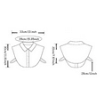 thumbnail image 6 of Yoyauz False Collar Detachable Collar Shirt Dickey Collar Half Shirt False Collar Suitable for Girls and Women, 6 of 6