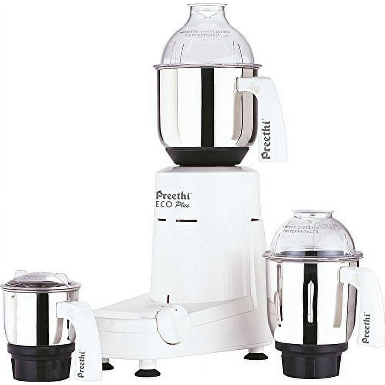 キッチン家電 Preethi 110V Eco Plus Mixer Grinder 3Jar Preethi Eco Plus Mixer Grinder 110-Volt for use in USA/Canada