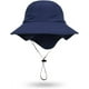 thumbnail image 2 of Sombrero para el sol de verano para niños y niñas, con protección UPF 50+, ala ancha, cuello y solapa, ideal para jugar en la playa, de 3 a 24 meses, 2 of 7
