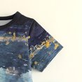 thumbnail image 5 of Gibobby Blusas De Moda Verano niños pequeños niñas manga corta estrellado estampados Casual Tops para niños ropa(Azul marino, 18-24 Meses), 5 of 5