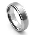 thumbnail image 2 of Men Women Tungsten Carbide Wedding Band Ring 7mm Comfort Fit Beveled Edges For Men & Women, 2 of 3