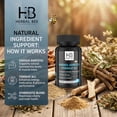 thumbnail image 3 of Herbal Bee Fadogia Agrestis and Tongkat Ali Capsules, Testosterone Supplement for Performance, Energy, and Vitality, 120 Count, 3 of 6