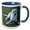 Blue/White, variant on 3drose, White Labrador Retriever, 15oz Mug
