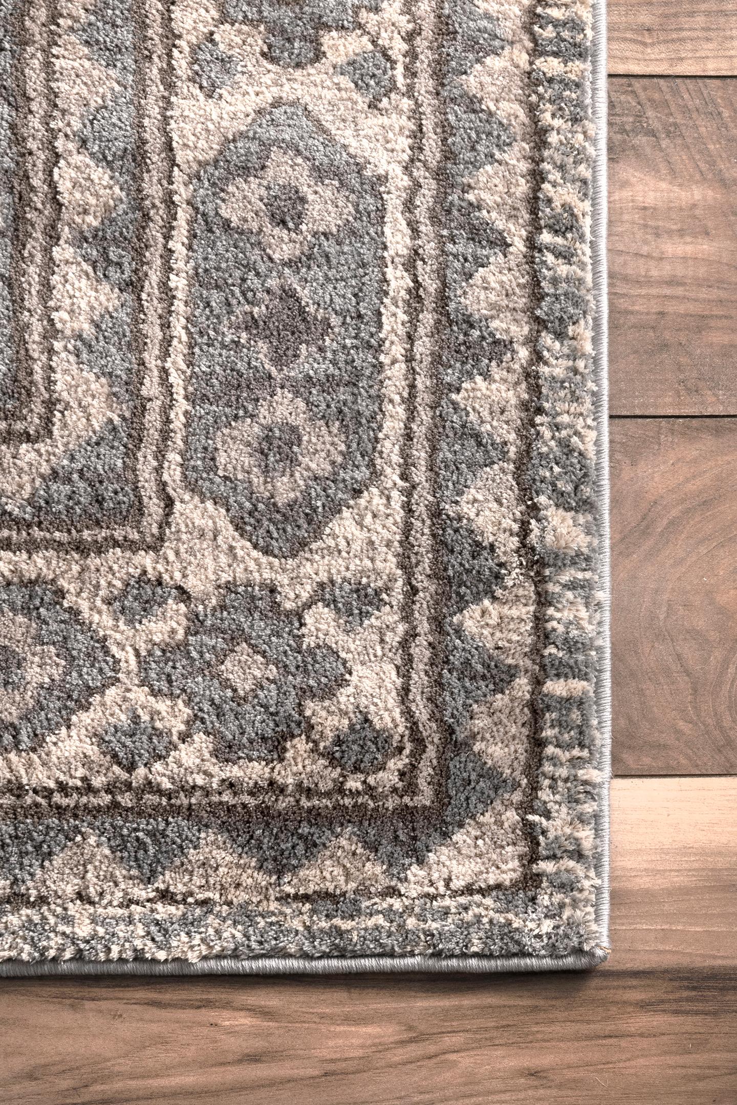 nuLOOM Token Nichole Area Rug, 6' x 9', Warm Gray