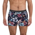 thumbnail image 3 of JUNZAN Flowers ad Butterflies Mens Underwear Boxer Briefs for Men’s - Small, 3 of 7