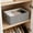 Gray, variant on Lunxisen 1 Pcs Fabric Folding Storage Box Drawer Organizer Closet Wardrobe Container Home Declutter Tidy Solution