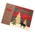 thumbnail image 2 of Toystoory Camino de de Navidad, mantel de Festival, manteles individuales de tela pequeños, vacaciones, Hotel, hogar, restaurante, decoración de Kits de decoración para fiestas Toystoory HA068349-00, 2 of 6