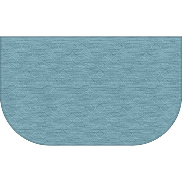 Mainstays Comfort Mate D Kitchen Mat; Teal, 1.5' x 2.5'