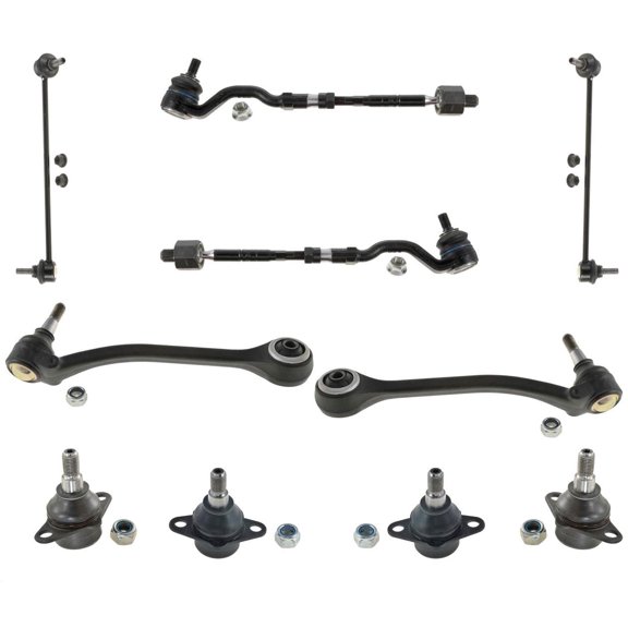 Fits 04-10 BMW X3 Front Control Arms Tie Rods Sway Bar Lk Ball Joints 10 Pcs