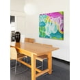 thumbnail image 5 of "Happy Clouds" Painting Print on Wrapped Canvas, 5 of 7