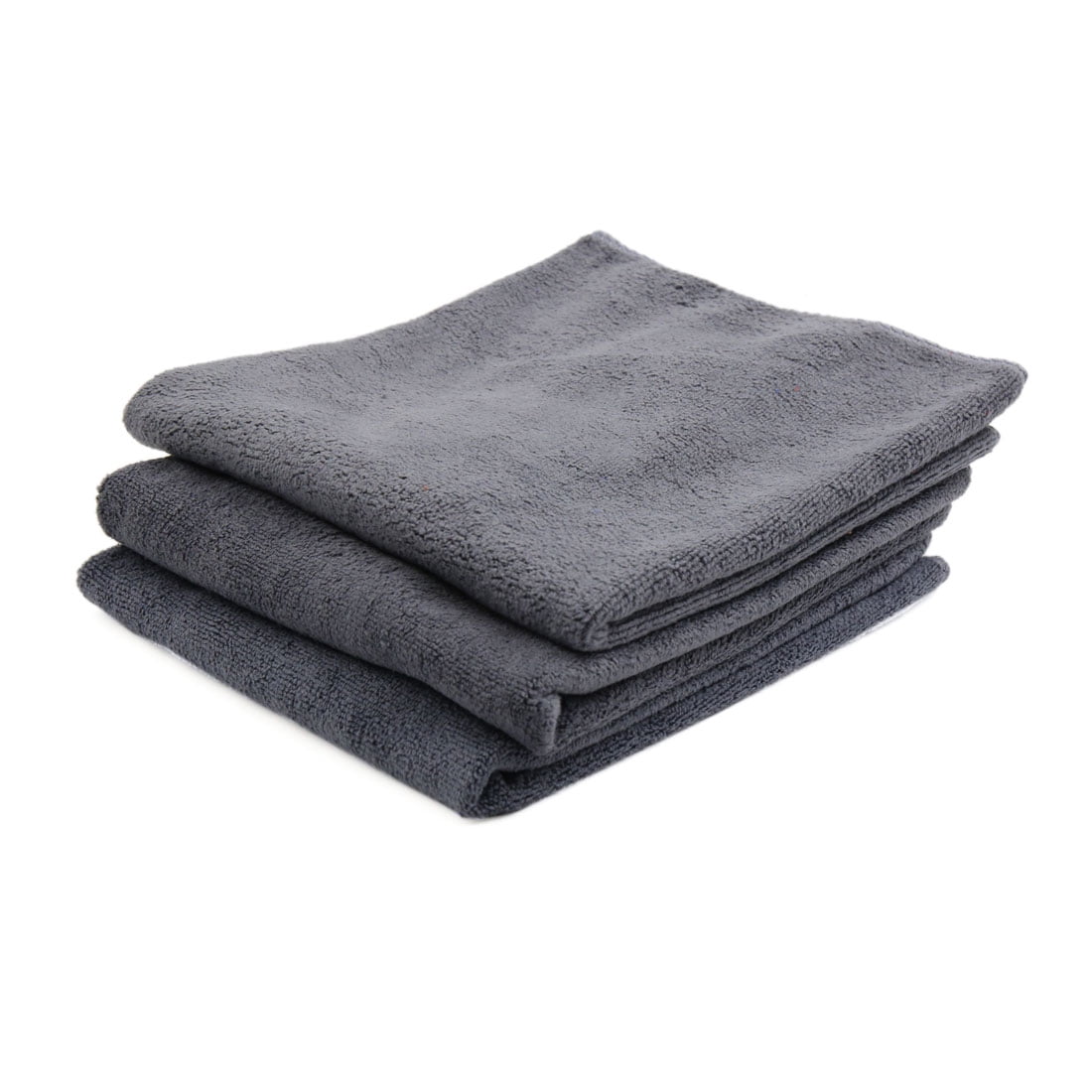 3 Pcs Water Absorbent Microfiber Fabric Car Clean Cloth Towel No ...