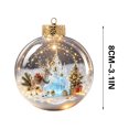 thumbnail image 3 of Light-Up Christmas Balls, Glowing Christmas Story Ornament, Light-Up Mini Holiday Scene with Warm LED Light, 3 of 7