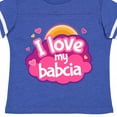 thumbnail image 4 of Inktastic I Love My Babcia Girls Girls Toddler T-Shirt, 4 of 5