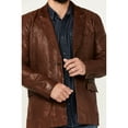 thumbnail image 3 of Moonshine Spirit Men's Leather Blazer Cognac XX-  US, 3 of 4