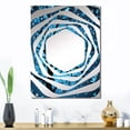 thumbnail image 1 of Designart "Reverie Under the Blue Moonlight Tree I" Tree Oversized Wall Mirror - Country Landscapes Bedroom Wall Mirror Large - Multiple Color Options, 1 of 6
