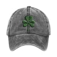 thumbnail image 2 of Willtoo Unisex St. Patrick's Day Shamrock Graphic Vintage Hat Casual Baseball Cap, 2 of 3