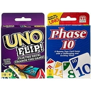 Unos Phase 10 And Uno Flip Two Pack C37