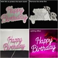 thumbnail image 4 of EMANNON Happy Birthday Neon Sign, 17"x12", USB Powered, Dimmable Switch, Party Decoration Light, 4 of 7