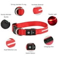 MASBRILL LED Dog Collar, Night Walking Glowing Dog Collar, Rechargeable