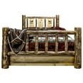 thumbnail image 2 of Glacier Country Collection Twin Storage Bed w/ Laser Engraved Elk Design, 2 of 10