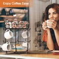 thumbnail image 5 of Bextsrack Multifunctional Coffee Mug Holder,Mug Tree in Kitchen 12 Mug Capacity,(Black), 5 of 6