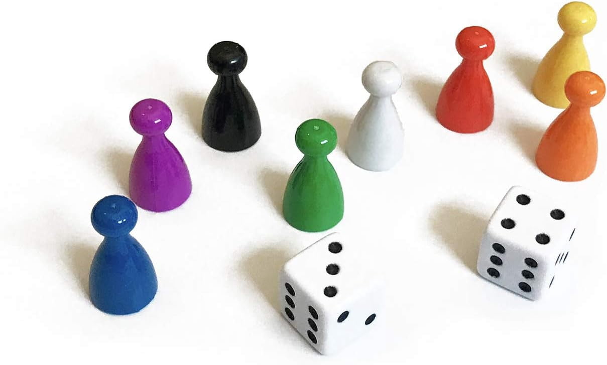 Create Your Own Opoly Board Game – Blank Game Board with Board Game Accessories