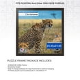 thumbnail image 2 of ArtToFrames 23.85x23.85 Inch - 60.6x60.6 CM Brown Puzzle Frame for 1000 piece Puzzles.1.25 Inch Custom MDF Puzzle Frames, Coffee - Comes with Economy Acrylic, 2 of 7