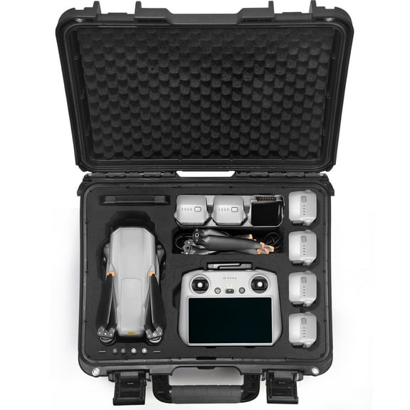 Lekufee Waterproof Carrying Case for DJI Air 3S/Air 3 Drone/Fly More Combo,DJI RC Pro/RC 2/RC/N3/N2 Remote Controller and Other Accessories(Case Only)