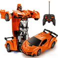 thumbnail image 1 of Funtogether Toys 2-in-1 Transforming RC Robot Car, Transformable Racing Vehicle with 360° Rotation, STEM Educational Remote Control Toy, Perfect Gift for Boys, 1 of 8
