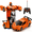 Orange, variant on Unbranded Remote Control Robot Car, 2-in-1 Transformable Racing Vehicle with 360 Degree Rotation, Stem Educational Toy Gift for Boys