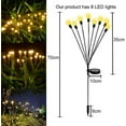 thumbnail image 5 of Luces solares decorativas para jardín, 8 luces LED para exteriores, luciérnagas, carga solar, decoración de jardín, patio impermeable, 5 of 5