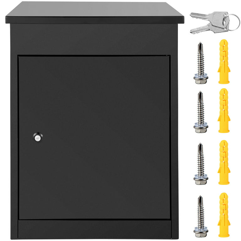 Best sold size Black mailbox - Black boxes for shipping only at