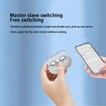 thumbnail image 5 of Wireless Earbuds, Hwkond Bluetooth Headphones 12mm Ultra-thin Vibrating Film 5.3 Bluetooth Chip Type-c Fast Charge Intelligent Noise Reduction Low Latency, Gray, Up to 60% Off, 5 of 7