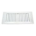 thumbnail image 2 of AP Products 013-631 Heating/ Cooling Register  4 Inch Width x 8 Inch Length; 5-1/4 Inch Width Overall x 10 Length Overall; Without Damper; White, 2 of 2