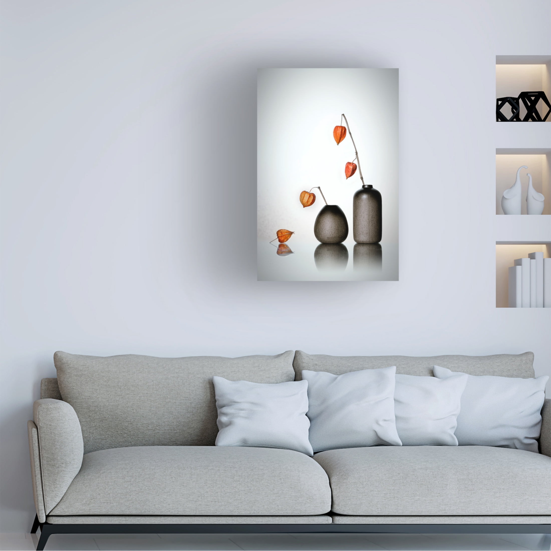 Canvas Wall Art - Lydia Jacobs 'Hello' Wall Art for Living Room, Bedroom, or Office Décor by Trademark Fine Art - 12 x 19 Inches