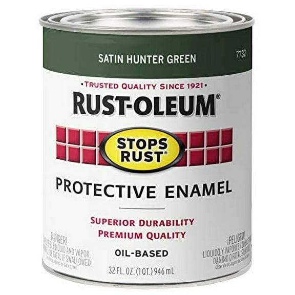 Stops Rust Satin Huntr Green Enamel 7732502