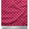 thumbnail image 1 of Soimoi Moss Georgette Fabric Artistic Floral Print Fabric by Yard 42 Inch Wide, 1 of 3