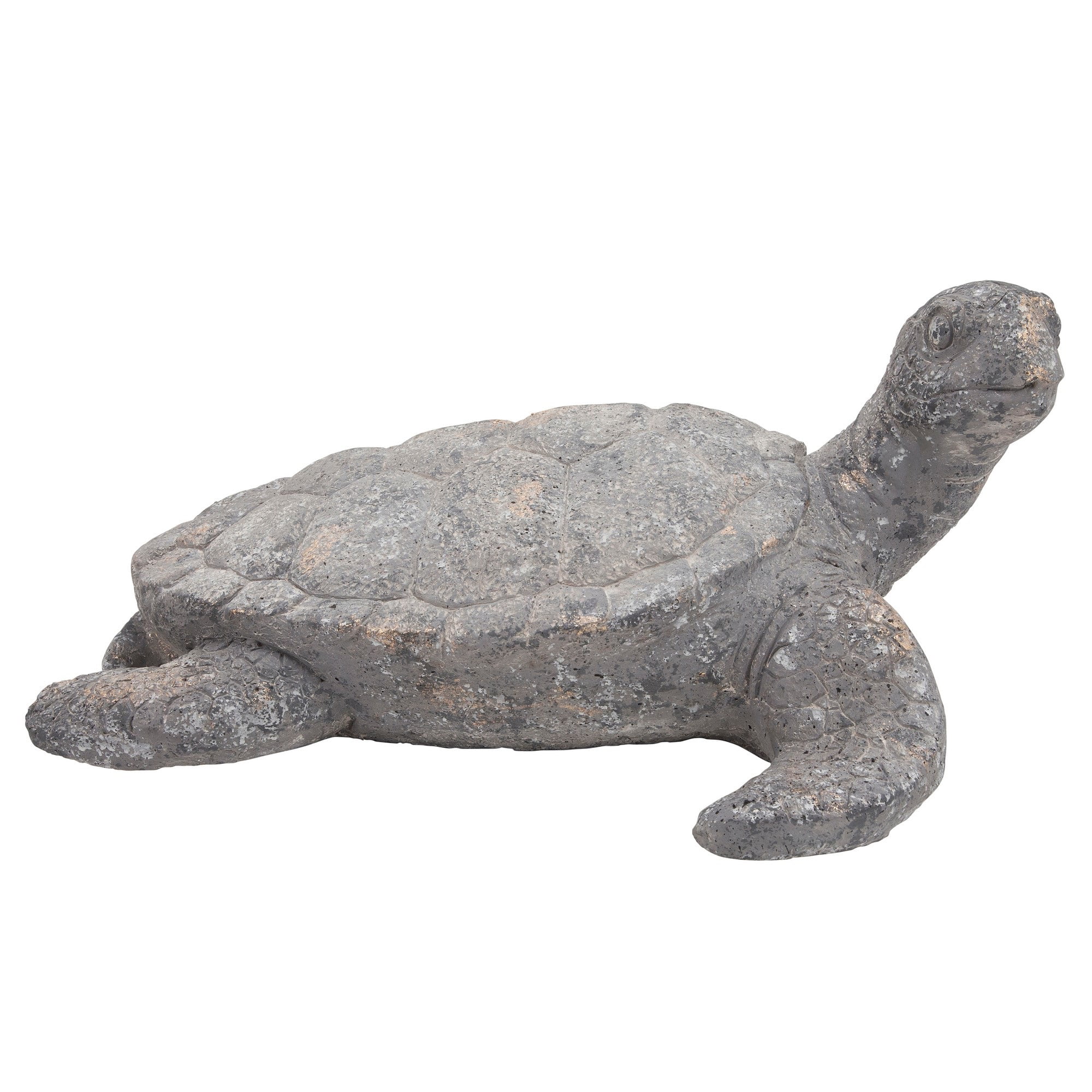 Cast Iron Nautical Tropical Ocean Reef Sea Turtle Figurine 
