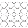 thumbnail image 1 of MasteelfCA 100pcs Key Chain Ring Key Ring Heavy Duty Binder Ring Luggage Loop Accessory, 1 of 7