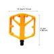 thumbnail image 3 of Pedales de bicicleta ligeros de nailon antideslizantes de alto rendimiento para BMX Naranja, 3 of 9