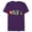 Purple, variant on Marvel Logo Avengers Super Heroes - Short Sleeve Blended T-Shirt for Adults - Customized-Purple