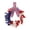 a164, variant on 4th of July Wreath Berry red White Blue Door Wreaths Decorations for Home Wall Decor