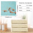 thumbnail image 6 of Yayeee 6 Pack Kitchen Dish Cloths Set for Washing Soft Drying Absorbent Microfiber Towels, Capybara Splash, 6 of 9