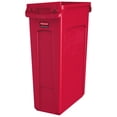 thumbnail image 3 of Contenedor Slim Jim Bote Rubbermaid 16 gal Rojo Rubbermaid Slim Jim, 3 of 3