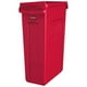 thumbnail image 3 of Contenedor Slim Jim Bote Rubbermaid 16 gal Rojo Rubbermaid Slim Jim, 3 of 3