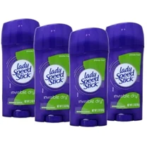 4 Pack Lady Speed Stick Antiperspirant Invisible Powder Fresh 2.3Oz Each