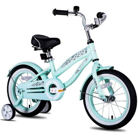 JOYSTAR 12  14  16  Kids Cruiser Bike for Ages 2-7 Years Old Girls & Boys  Kids Bike with Training Wheels  Cruiser Bicycles for Children  Green price history on PriceWatchPro